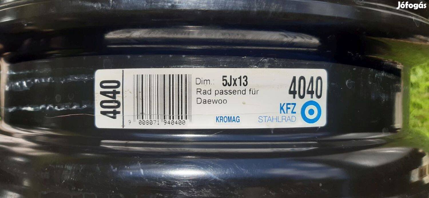 Alcar KFZ 4040 5Jx13 ET45 acélfelni