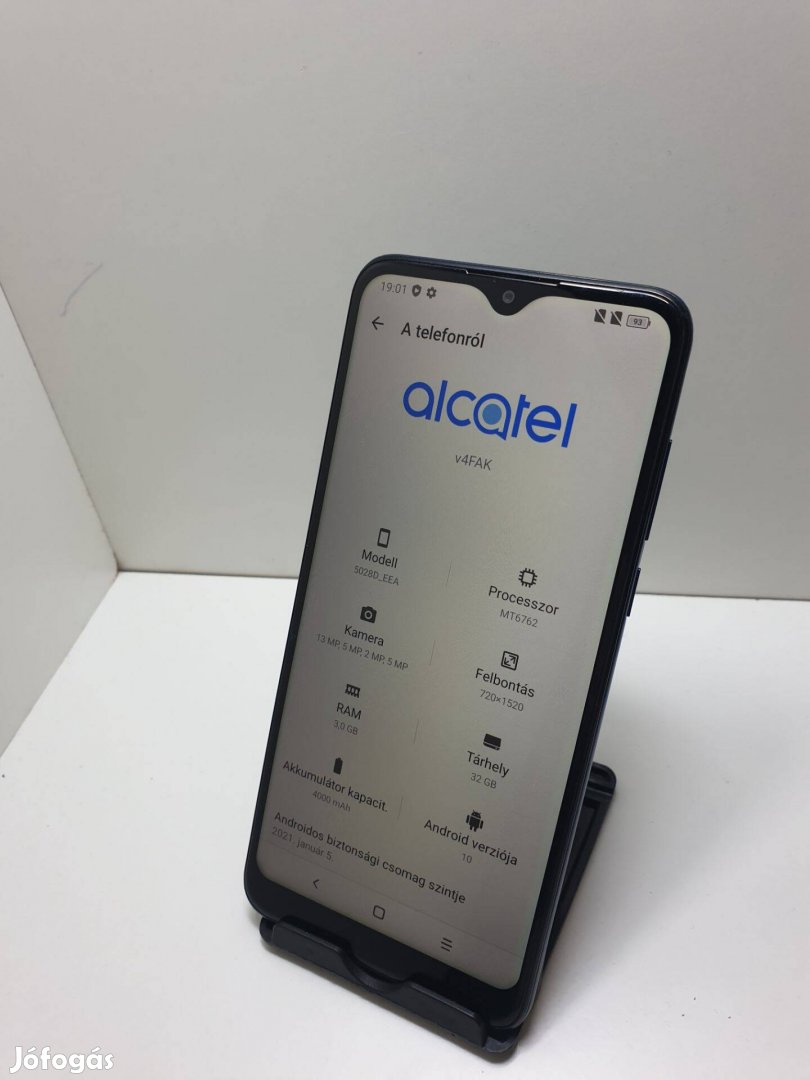 Alcatel 5028d dual simes 32gb androidos okosmobil eladó