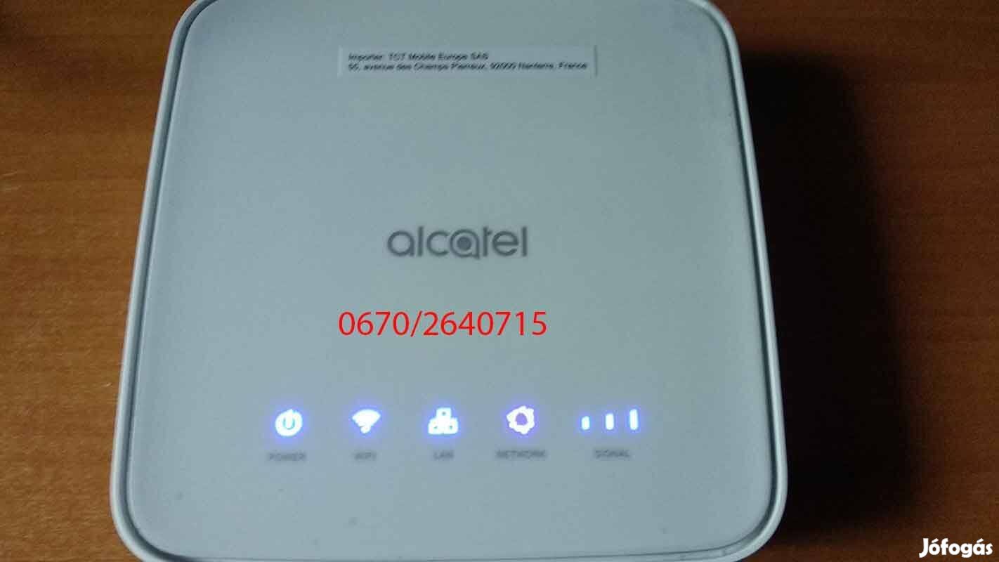 Alcatel HH40V LTE 4G SIM kártyás Router - Független! (b)