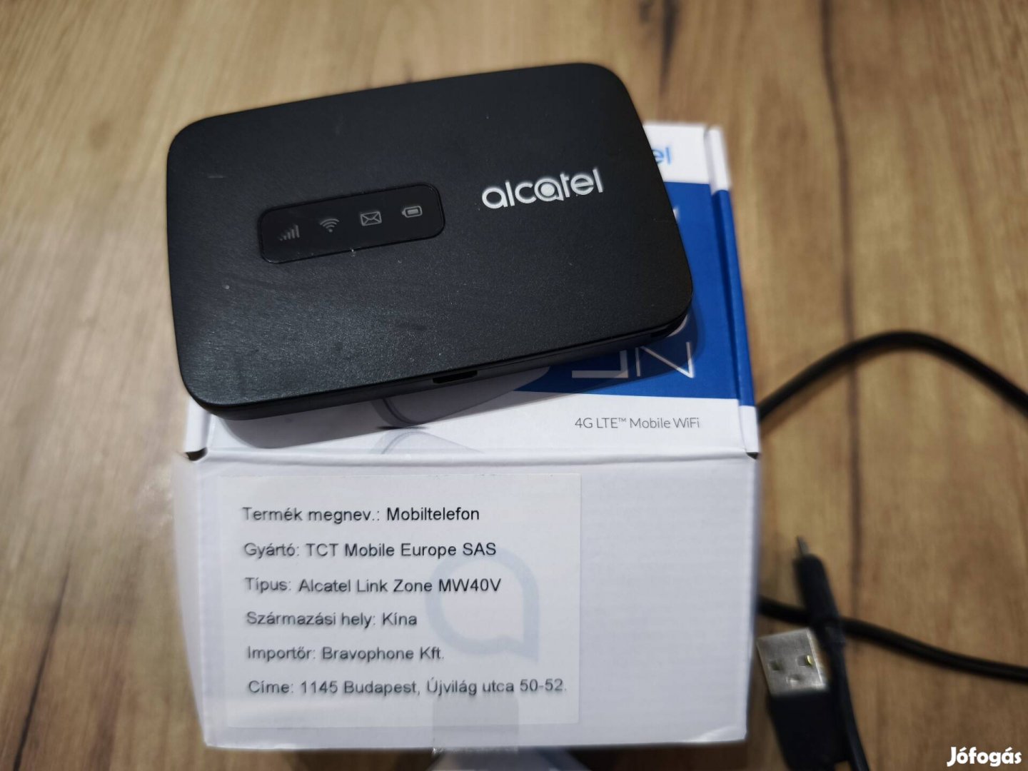 Alcatel Linkzone MW40V 4G Mobile WiFi hordozható router