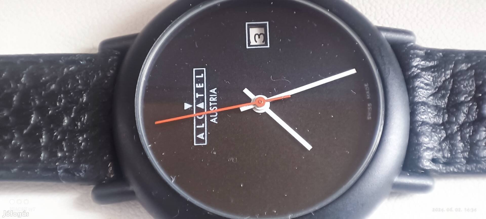 Alcatel austria Mega ritka Svájci óra. Mint az új. Posta 