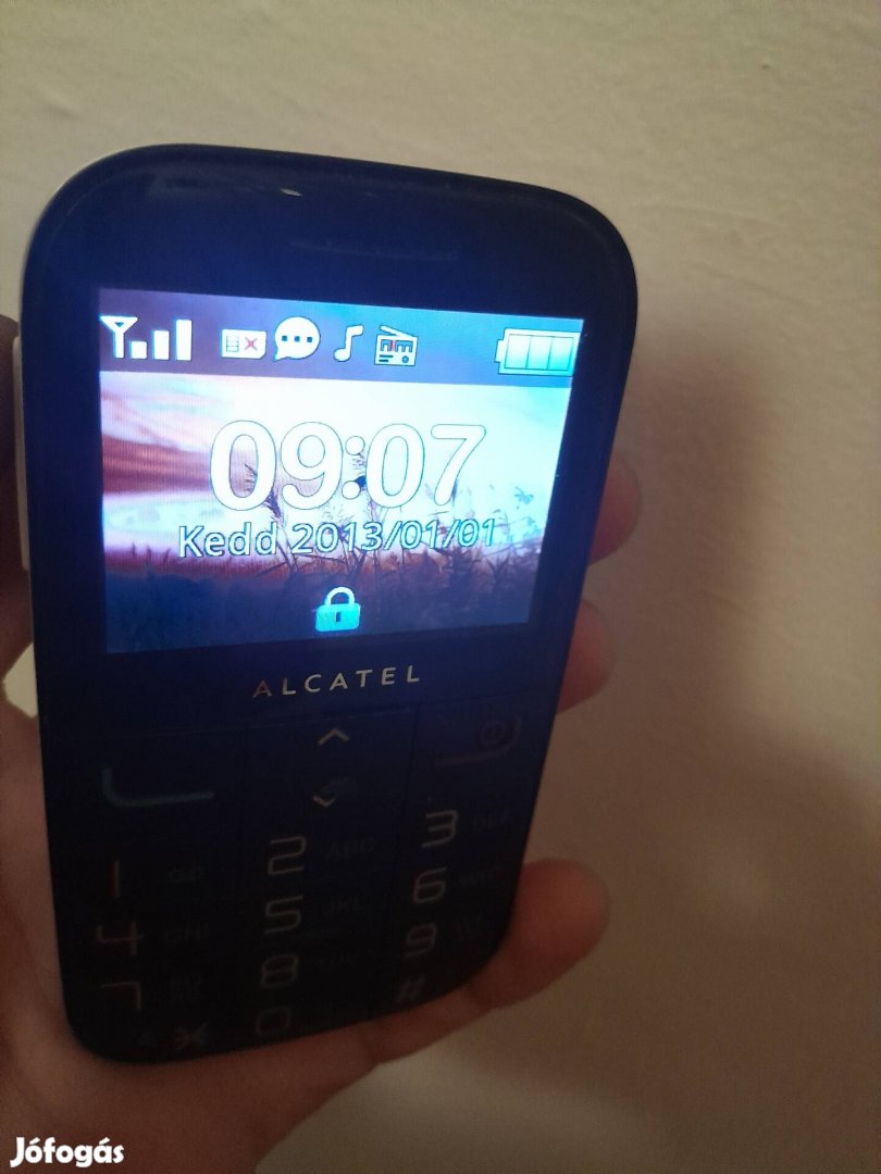 Alcatel nagy nyomógombos mobiltelefon 