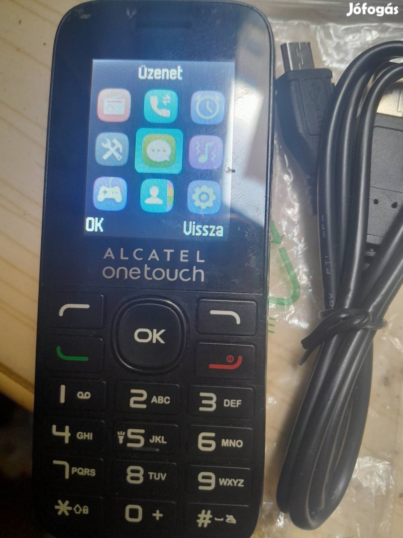 Alcatel one touch újszerű nyomógombos mobiltelefon 