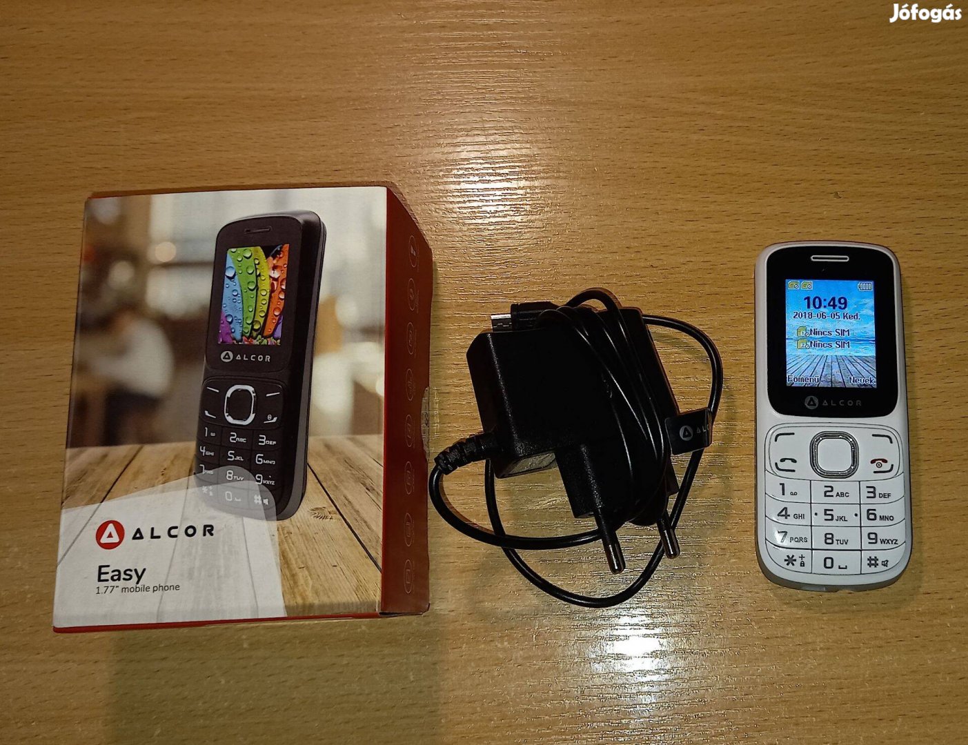 Alcor Easy Dual Sim kártyafüggetlen mobil újszerű állapotban eladó