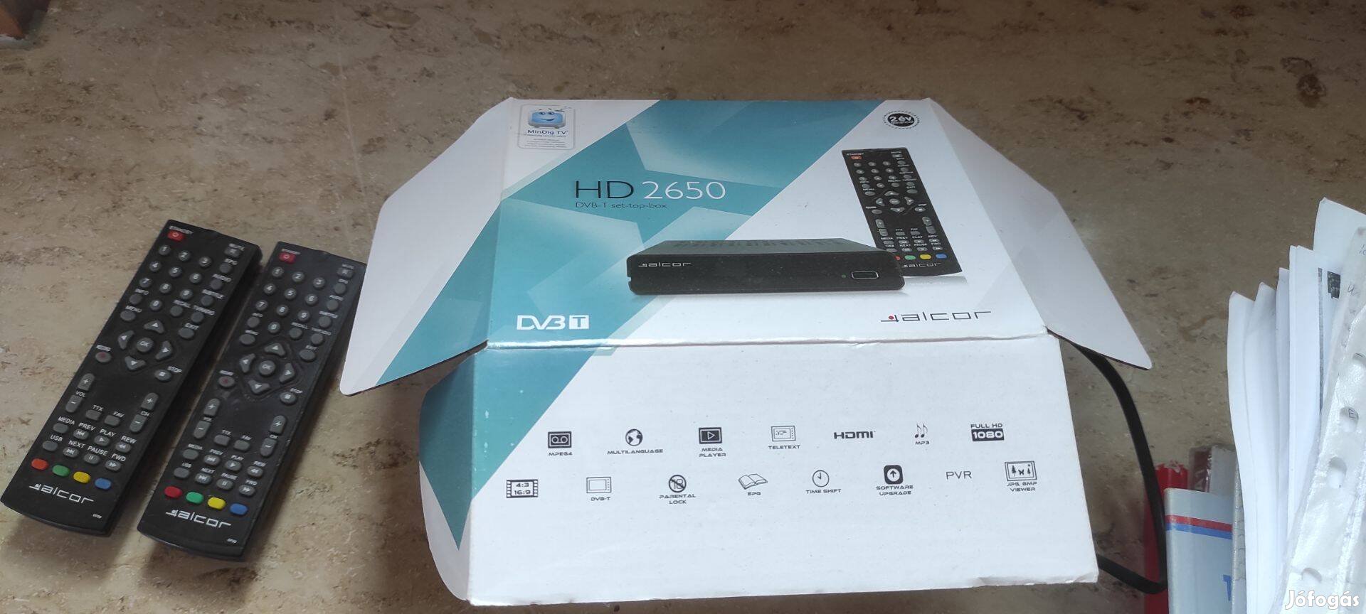 Alcor HD 2650 DVB-T vevő mindigtv