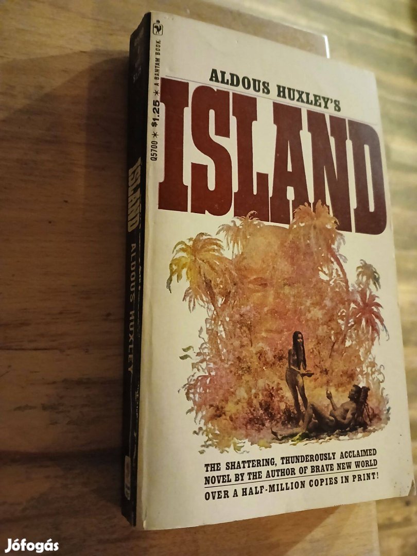 Aldous Huxley: Island - Amerikai kiadás 1968