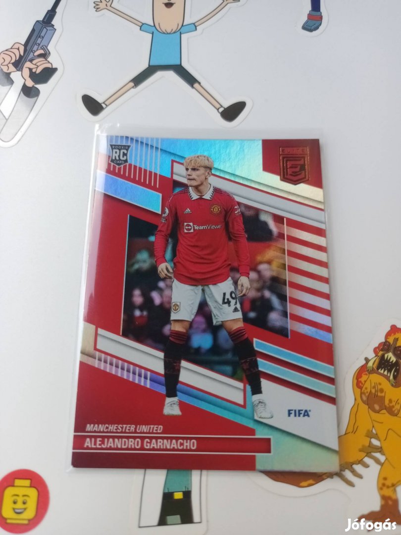 Alejandro Garnacho Donruss rookie focis kártya Manchester United