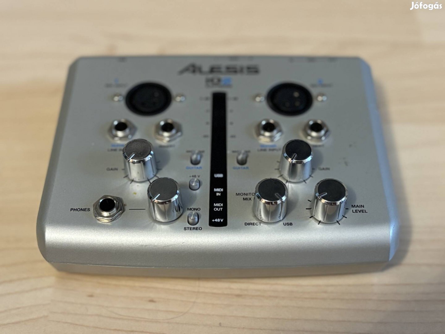 Alesis IO2 professzionális külső USB hangkártya - 24bit 48khz