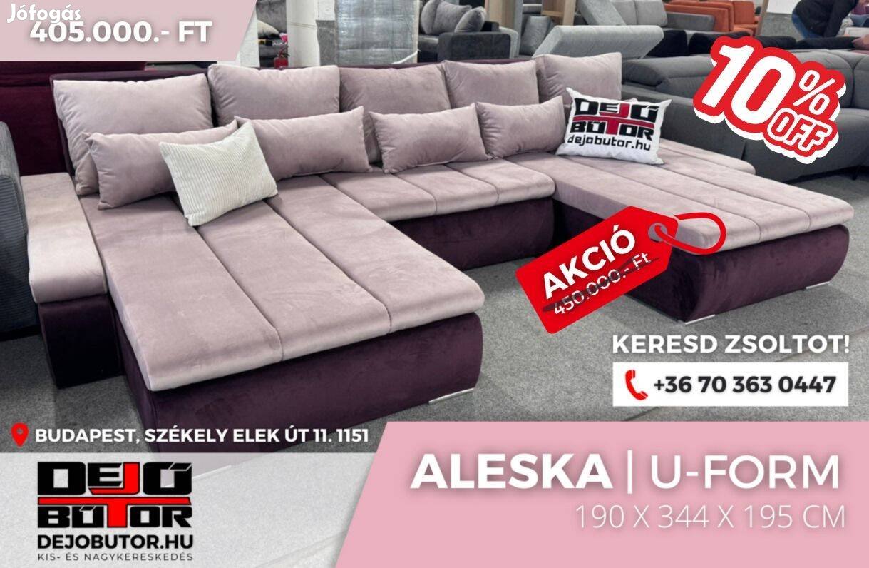 Aleska 1 sarok kanapé ülőgarnitúra 195x344x195 cm ualak