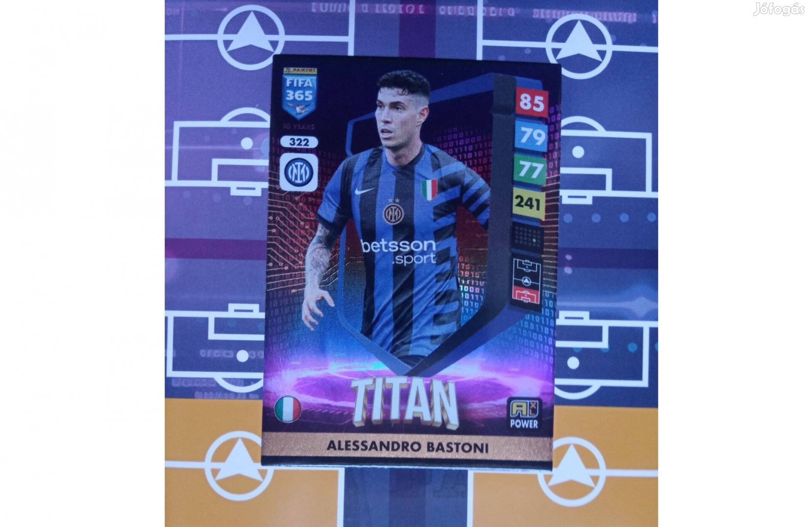 Alessandro Bastoni (Inter) Fifa 365 2025 Titan focis kártya