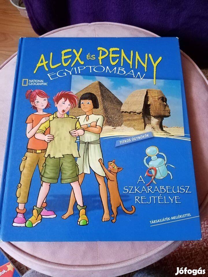 Alex és Penny Egyiptomban - ifjúsági könyv társasjátékkal