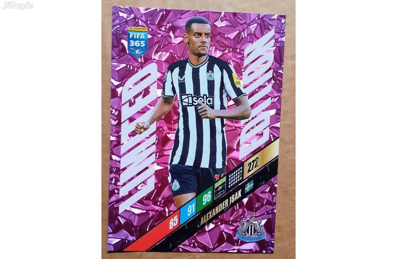 Alexander Isak Newcastle United XXL focis kártya Panini FIFA 365: 2024