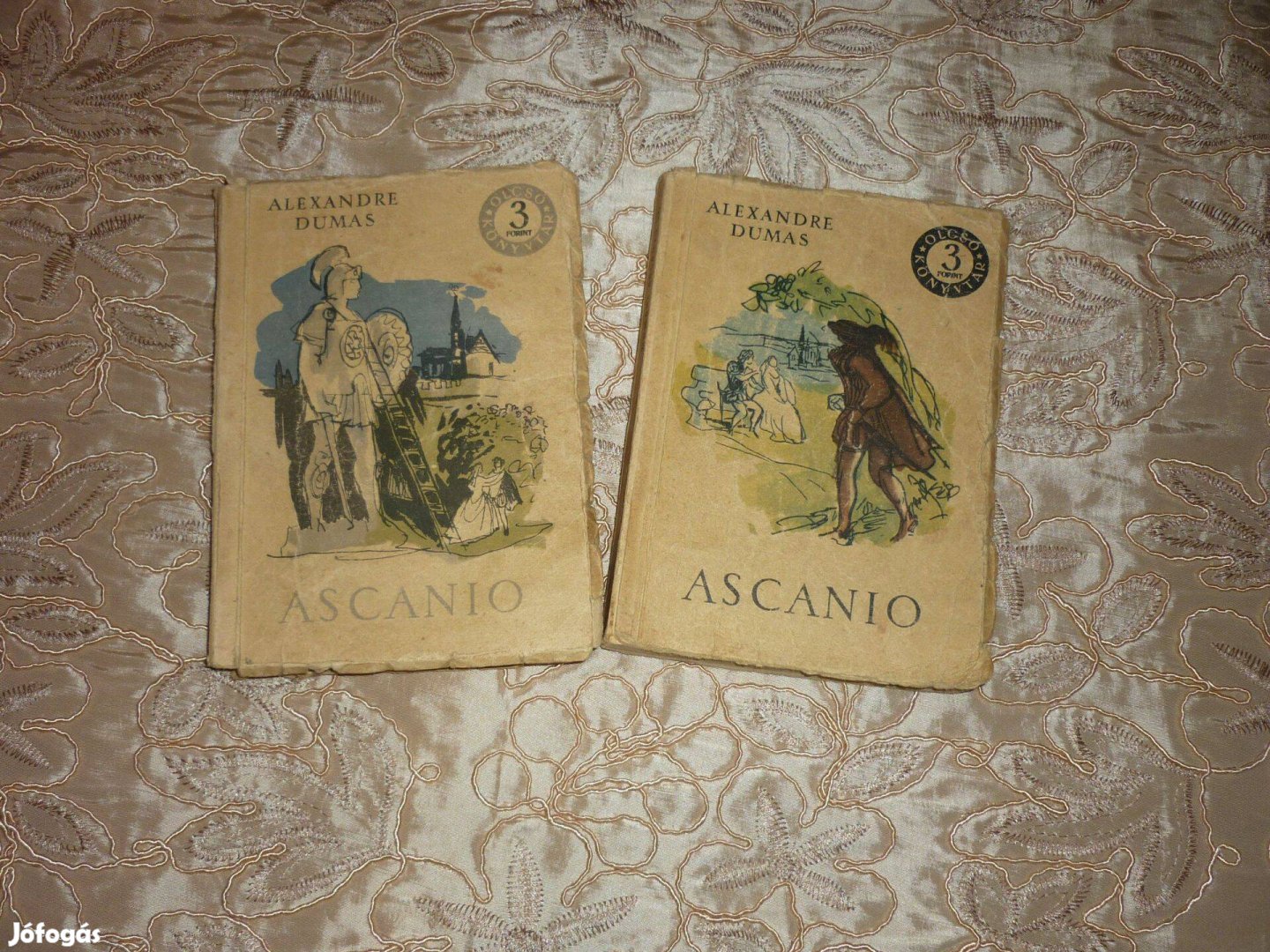 Alexandre Dumas - Ascanio I-II-III. kötet 1959 - antik
