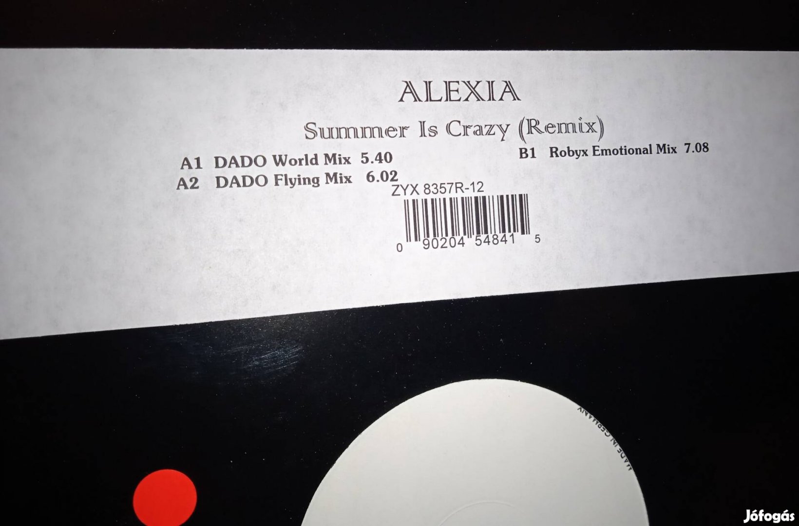 Alexia - Summer Is Crazy (Dj Dado Remix) Maxi Bakelit 1996.