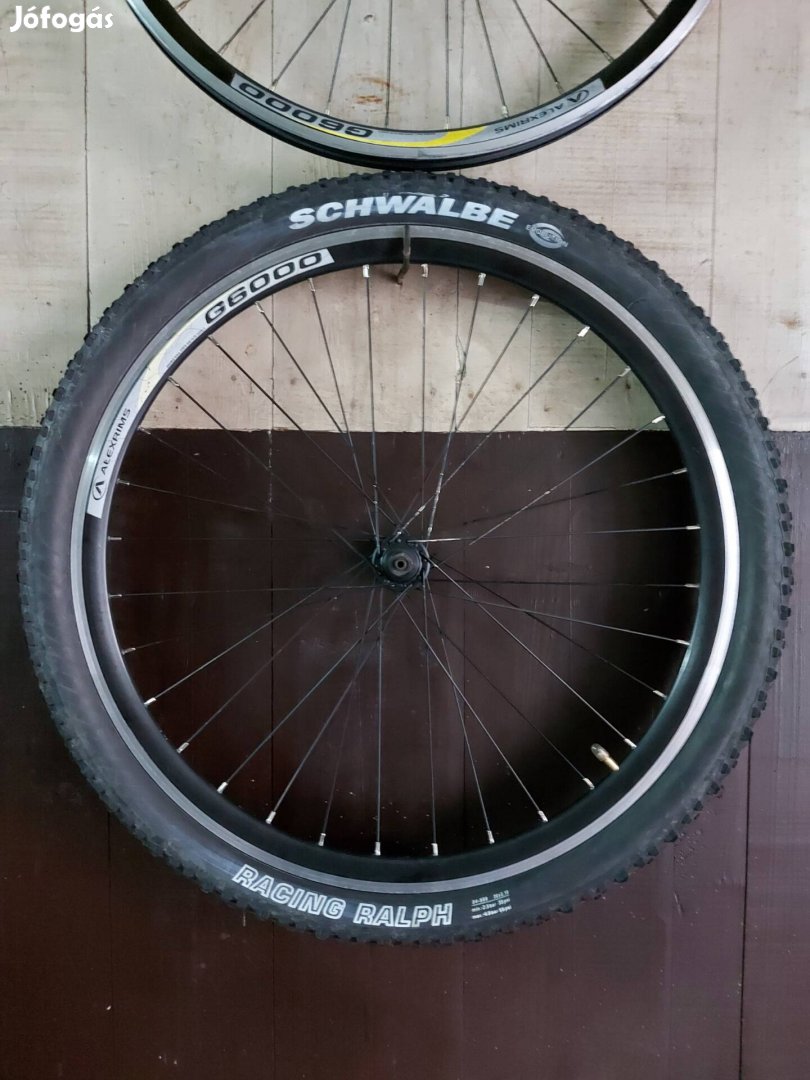 Alexrims 26"-os, Shimano Deore agyakkal. 