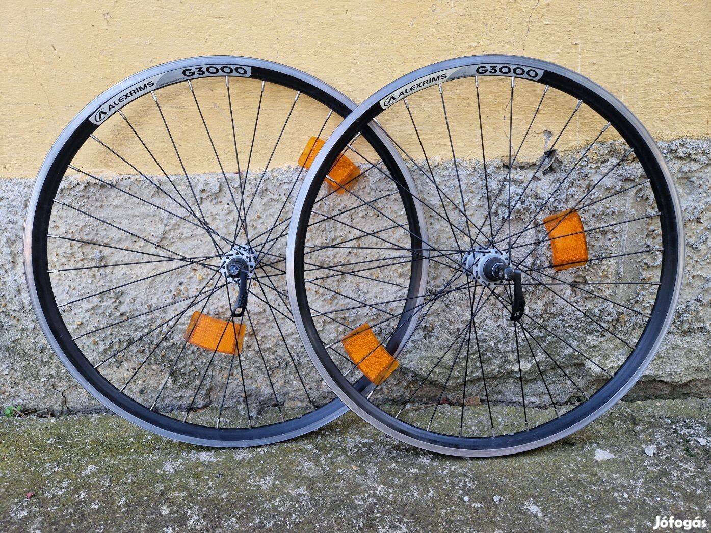 Alexrims G3000/ Shimano LX felnifékes kerékszett