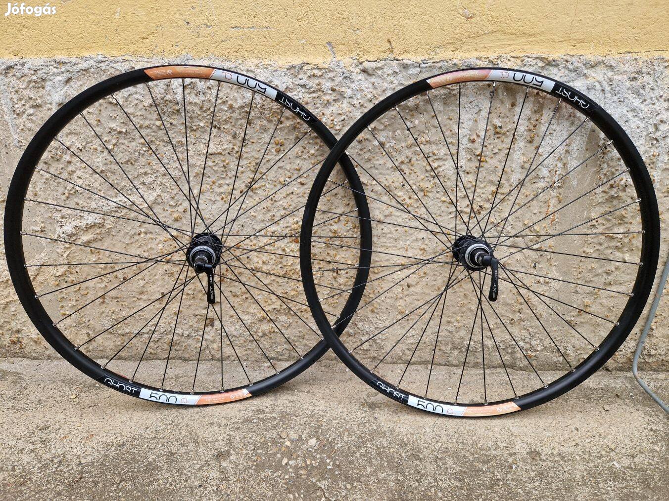 Alexrims-Ghost / Shimano XT tárcsafékes kerékszett