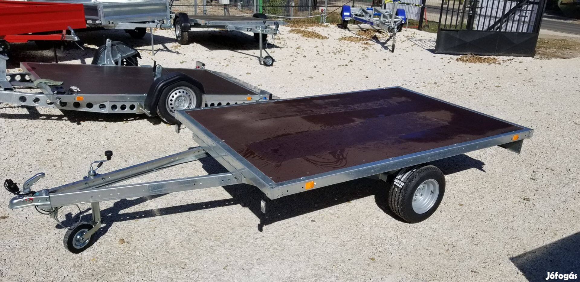 Alfa 12516AP.75 10" Új Síkplatós 256x160cm 750kg