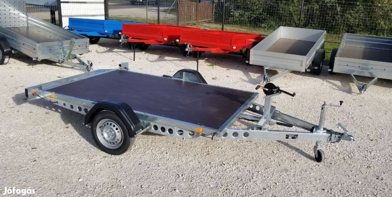 Alfa 12516MP.75SC Új süllyeszthető platós csörlős 160x256cm 750kg