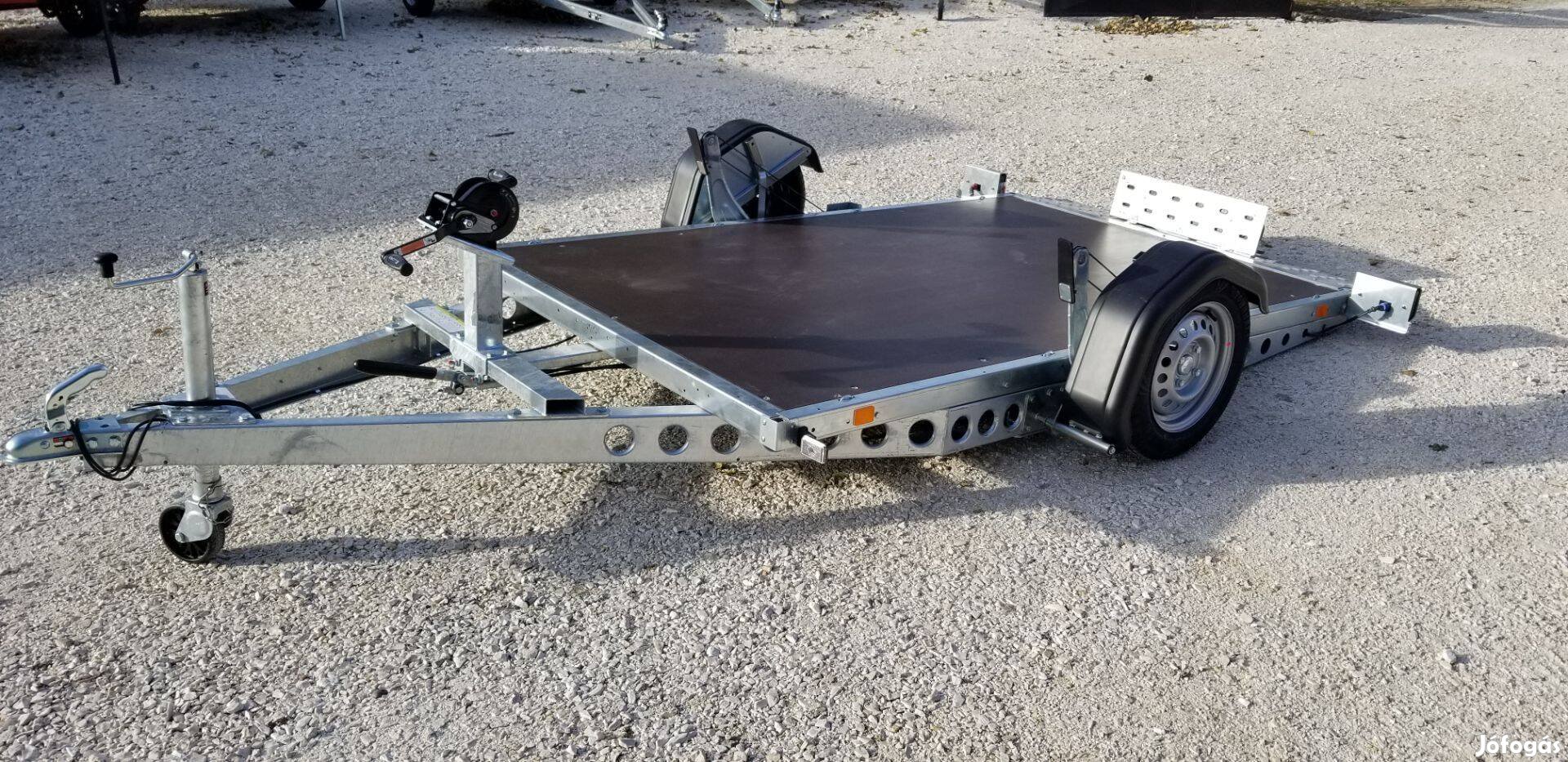 Alfa 12516MP.75SC Új süllyeszthető platós csörlős 256x160cm 750kg