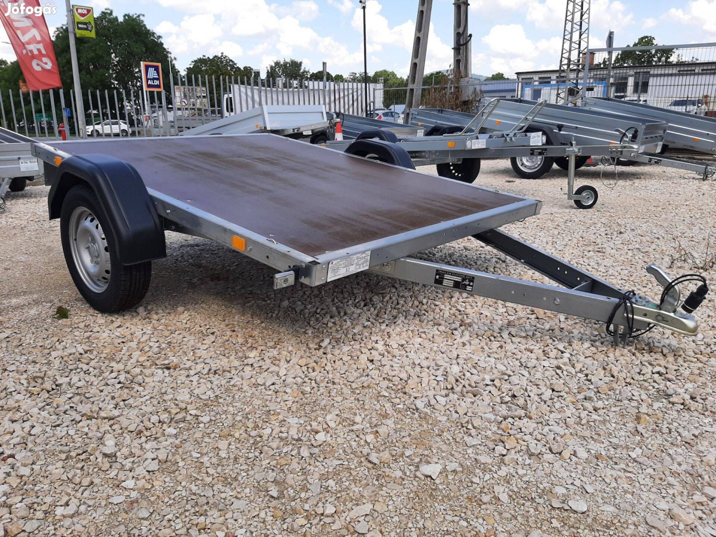 Alfa 12516MP.75 Új Síkplatós, 256x160cm 750kg