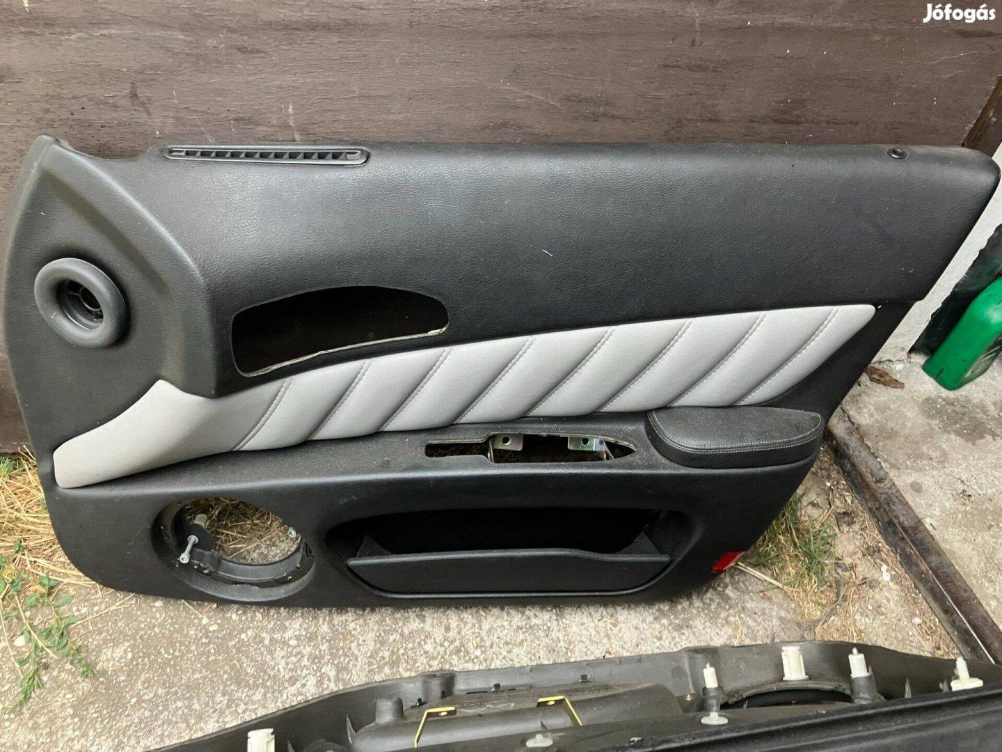 Alfa 166 fekete-szürke ajtókárpit szett