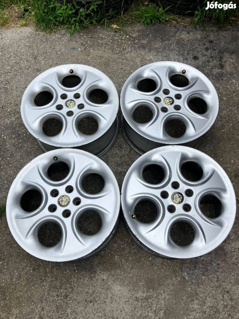 Alfa 166 gyári alufelni szett 7.5x17" 5x108