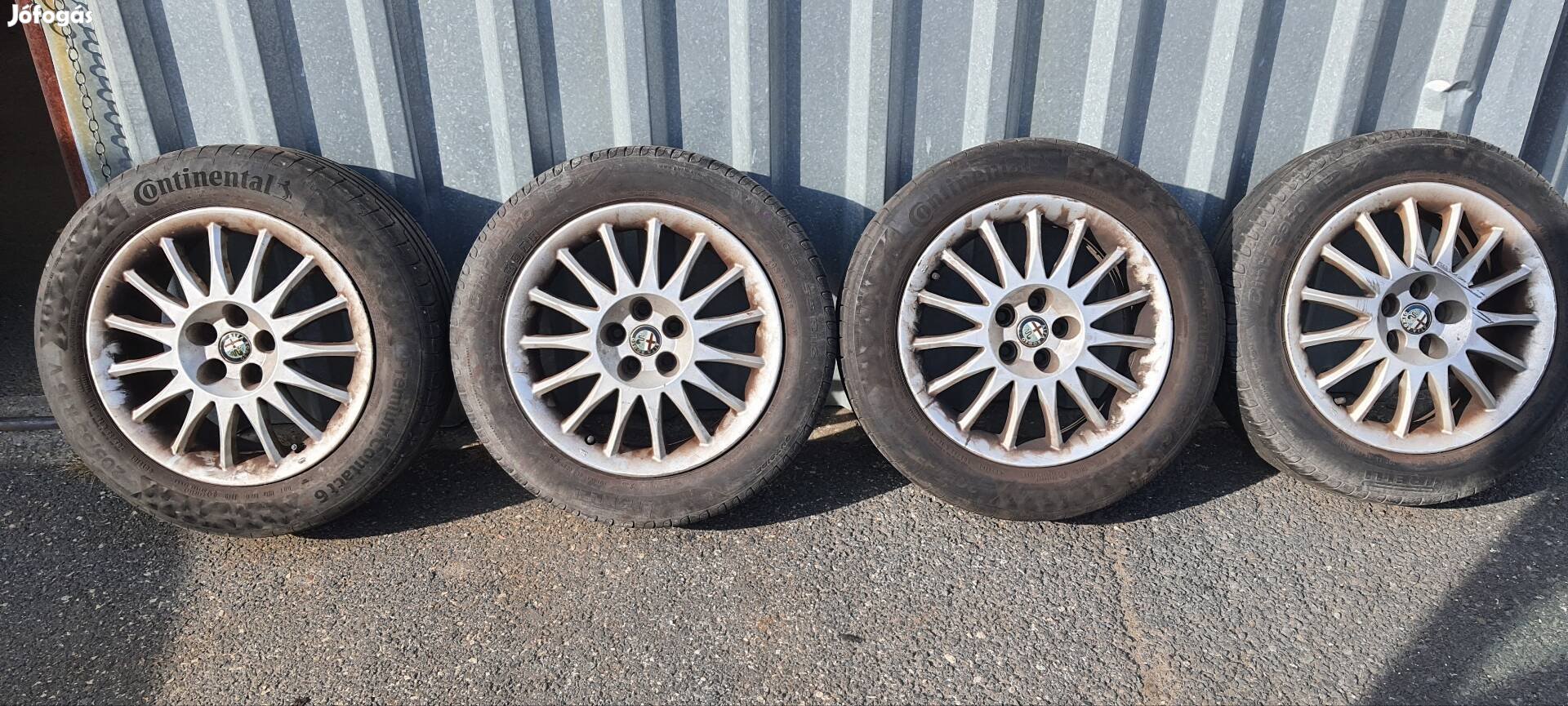 Alfa 5x98 R16 alufelni nyári gumi kerék