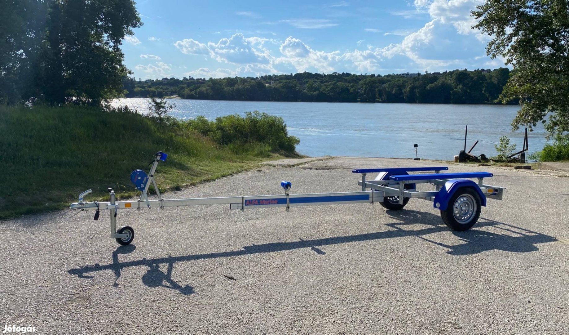 Alfa Marine Neo Extra Csónakszállító utánfutó trailer 480cm, 450kg