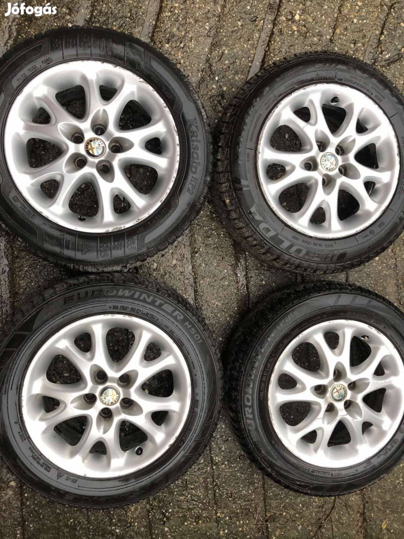 Alfa Romeo 147 156 GT 5x98 185/65r15 téli gumikkal 35e/4db