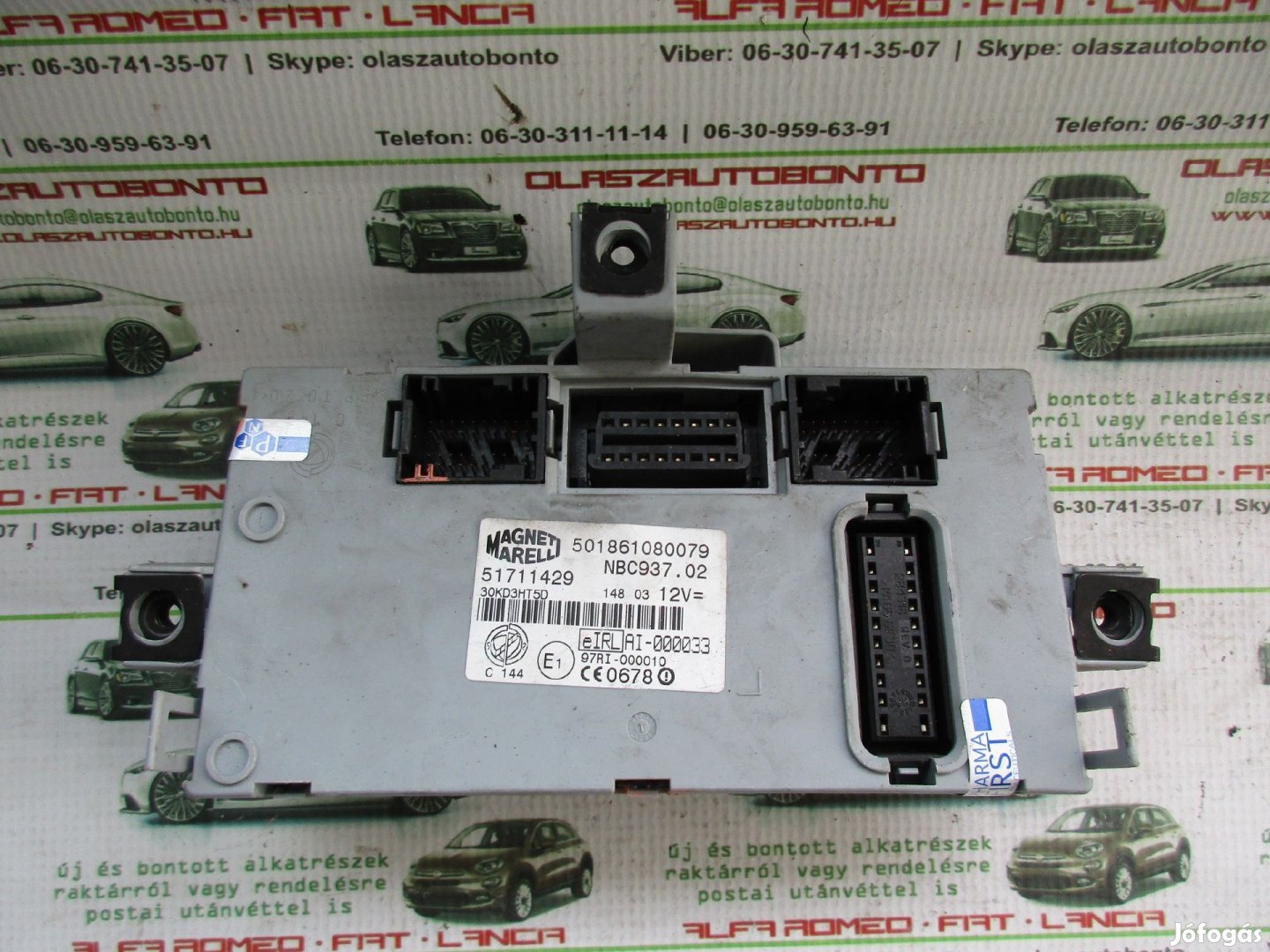 Alfa Romeo 147 immobiliser doboz 51711429