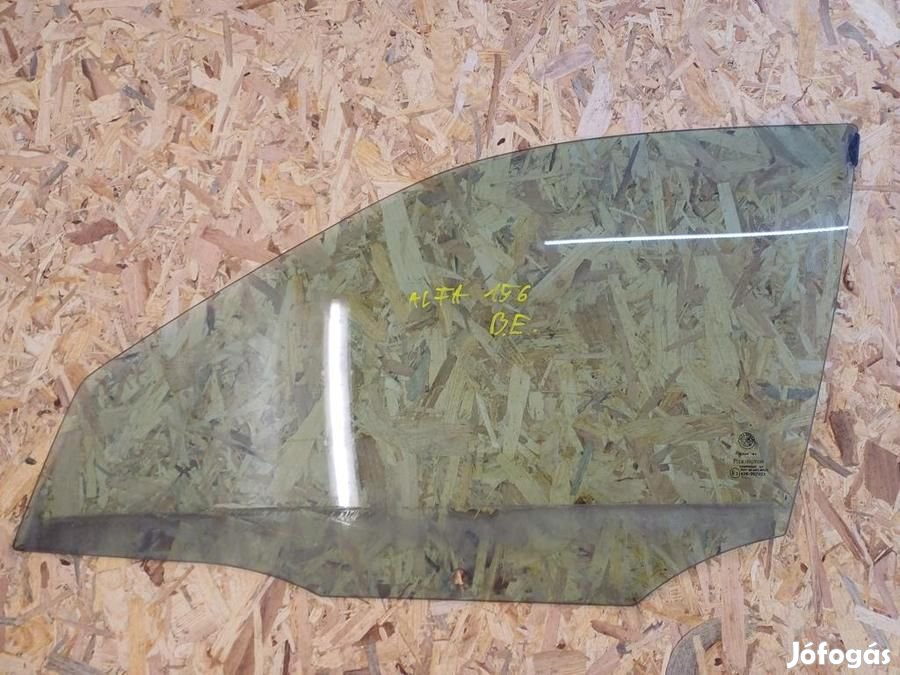 Alfa Romeo 156 (1997-2005) Bal Első Ajtó Üveg