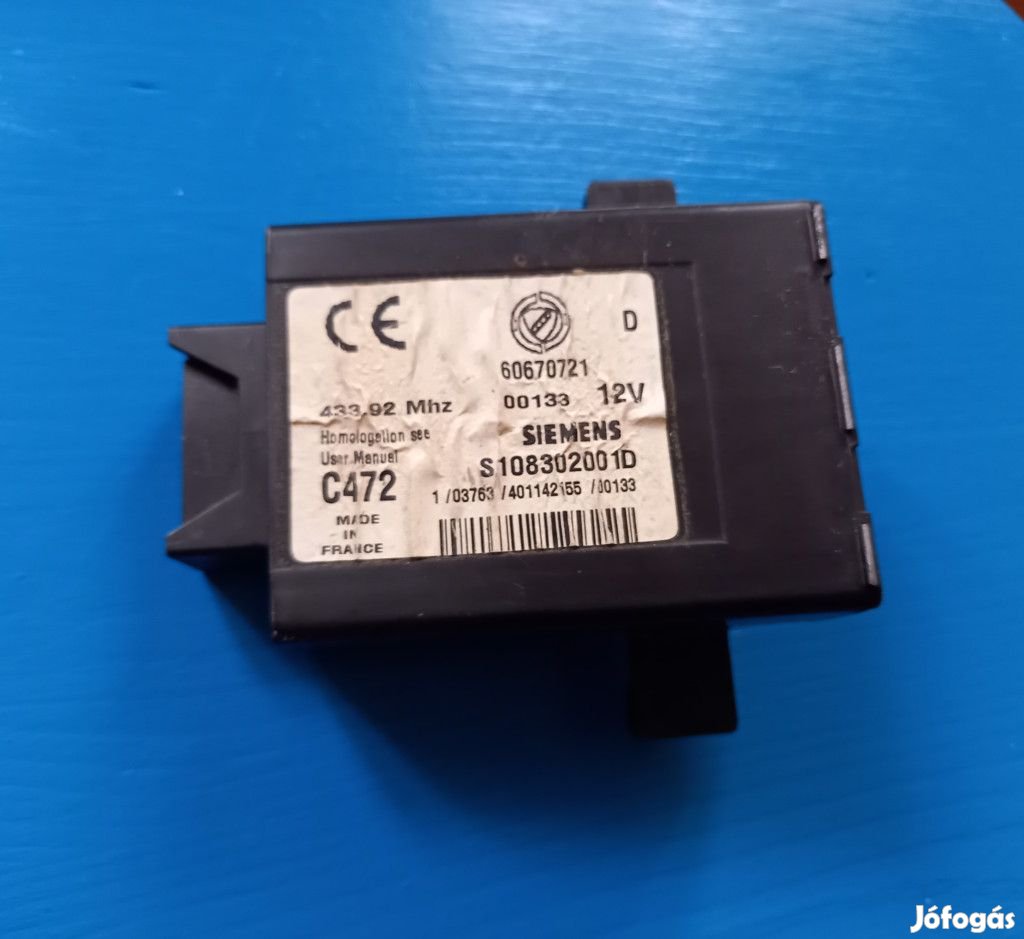 Alfa Romeo 156 központizár vezérlő modul 60670721