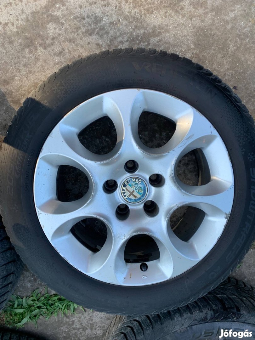 Alfa Romeo 159 Brera Giulietta 16col 5x110 205/55r16 gumikkal 70e/4db