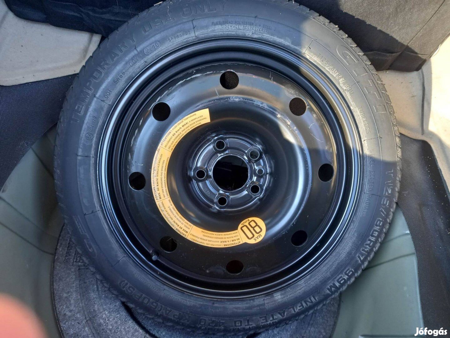 Alfa Romeo 159 , Brera 17 -es mankókerék , pótkerék