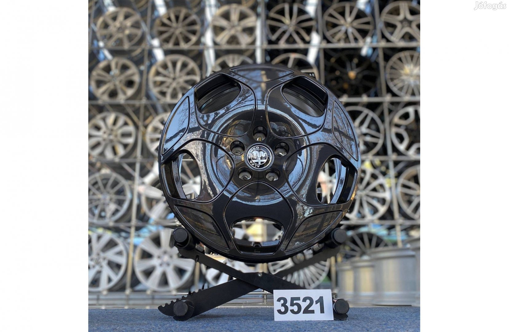 Alfa Romeo 17 gyári új alufelni felni, 5x110 (3521)