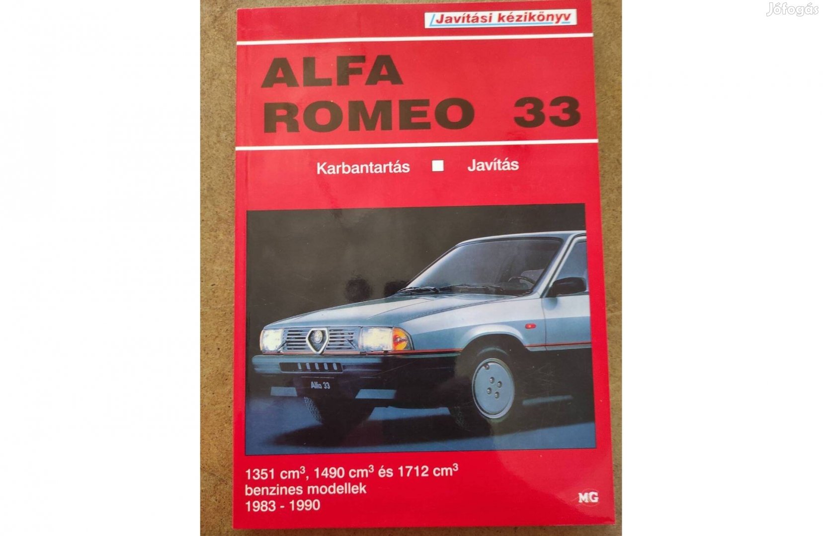 Alfa Romeo 33 javítási karbantartási könyv