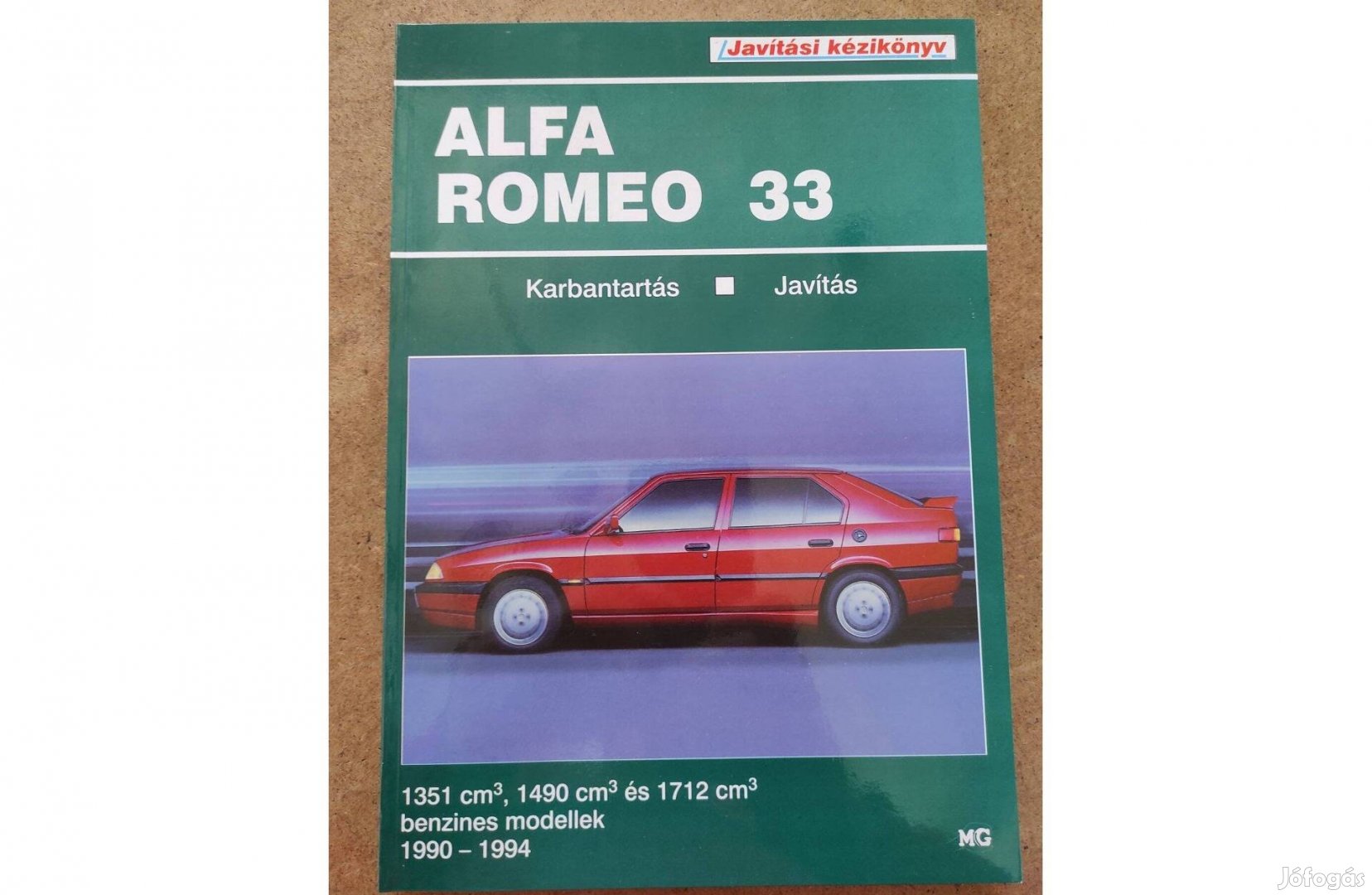 Alfa Romeo 33 javítási karbantartási könyv