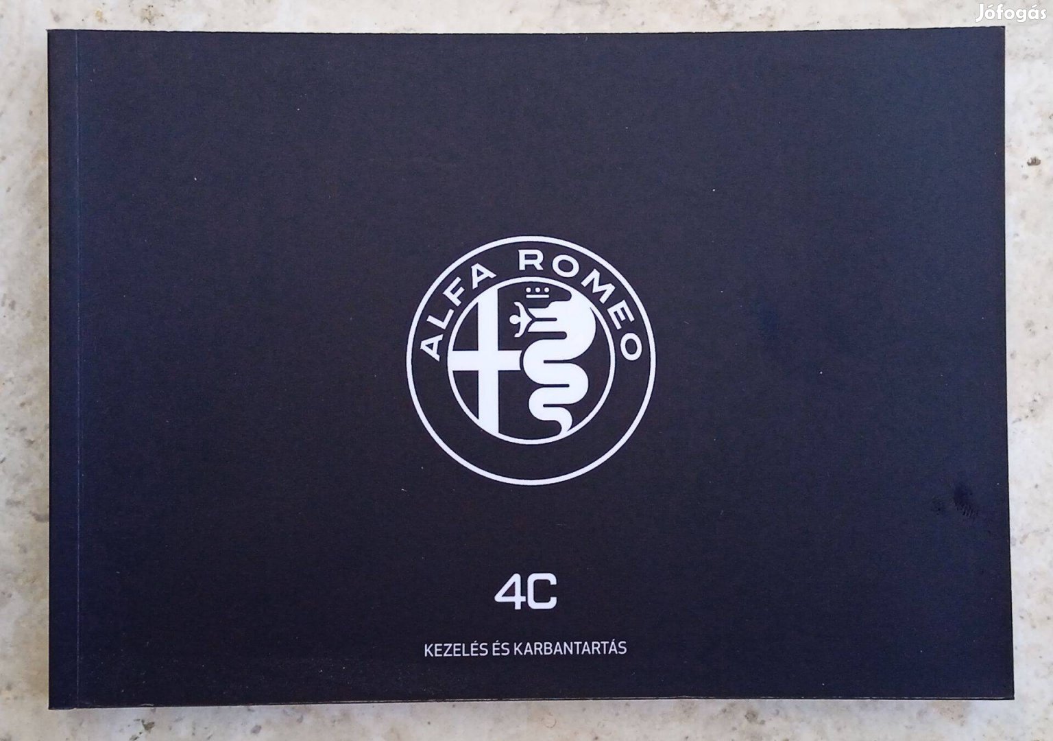 Alfa Romeo 4C Kezelés és Karbantartás (2016-)