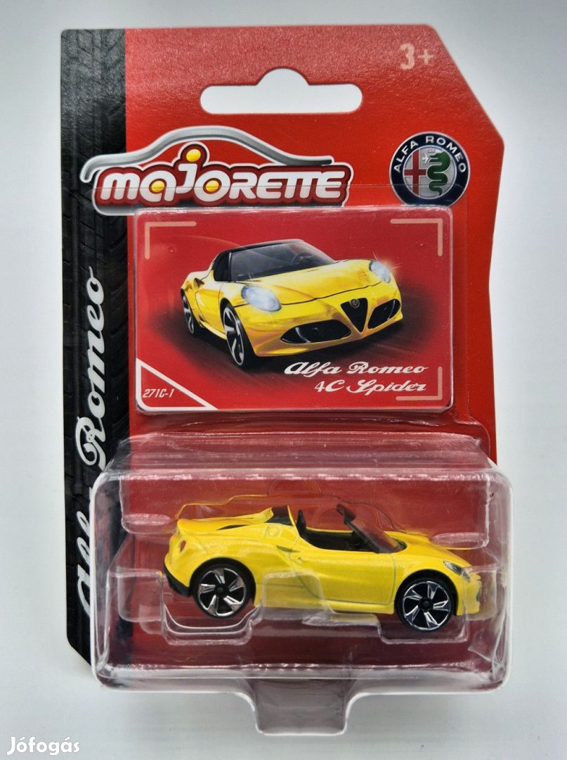 Alfa Romeo 4C Spider (2015) -  Majorette - 1:64