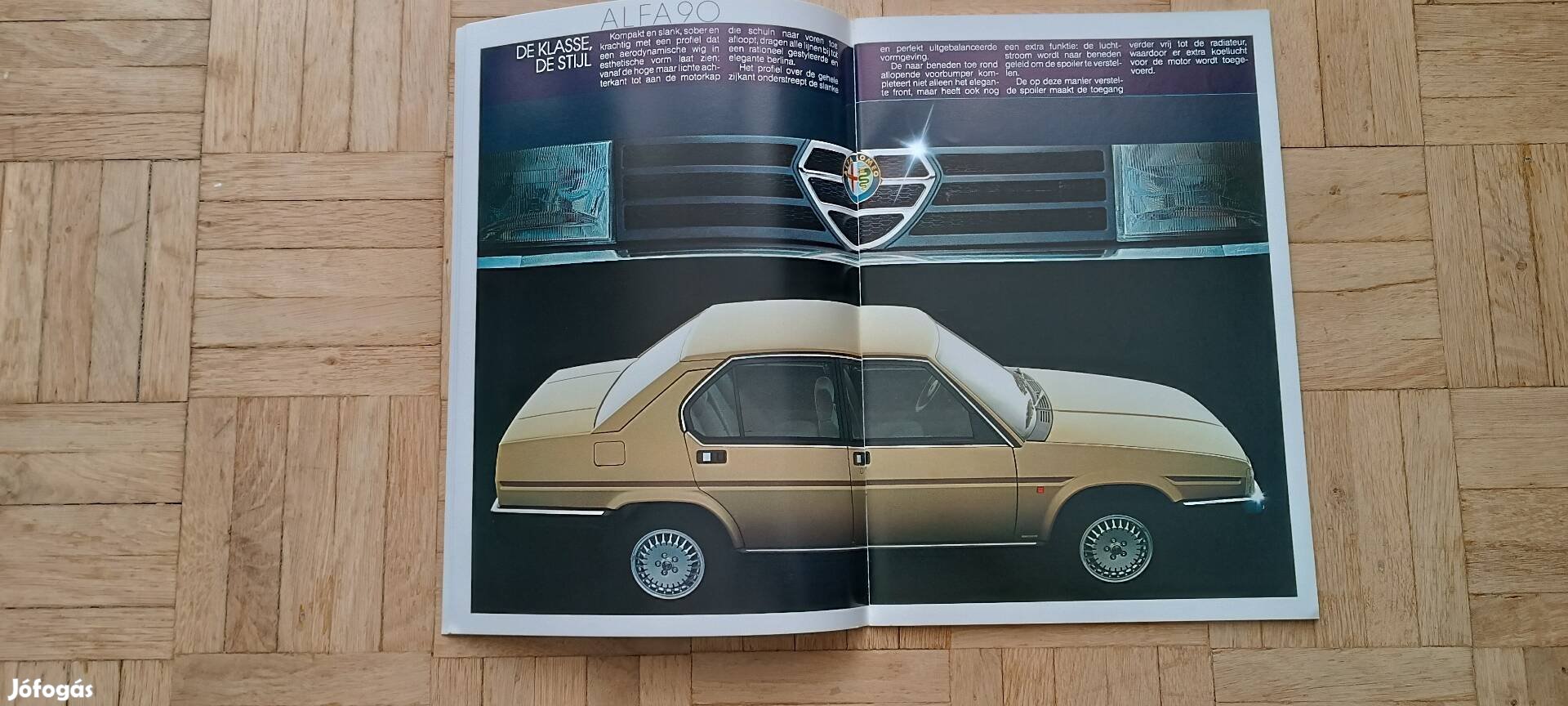 Alfa Romeo 90 régi prospektus eredeti katalógus OT