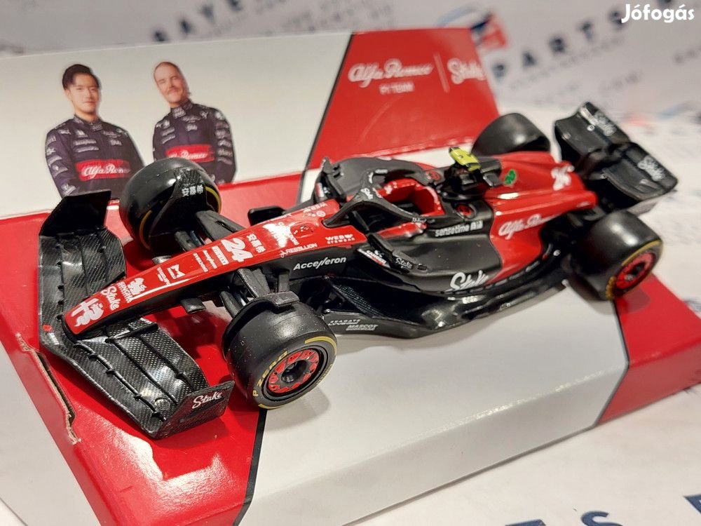 Alfa Romeo C43 Team Stake F1 #24 (2023) - Guanyu Zhou -  Bburago - 1: