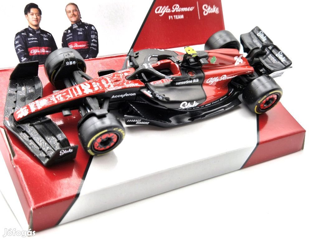 Alfa Romeo C43 Team Stake F1 #24 (2023) - Guanyu Zhou -  Bburago - 1: