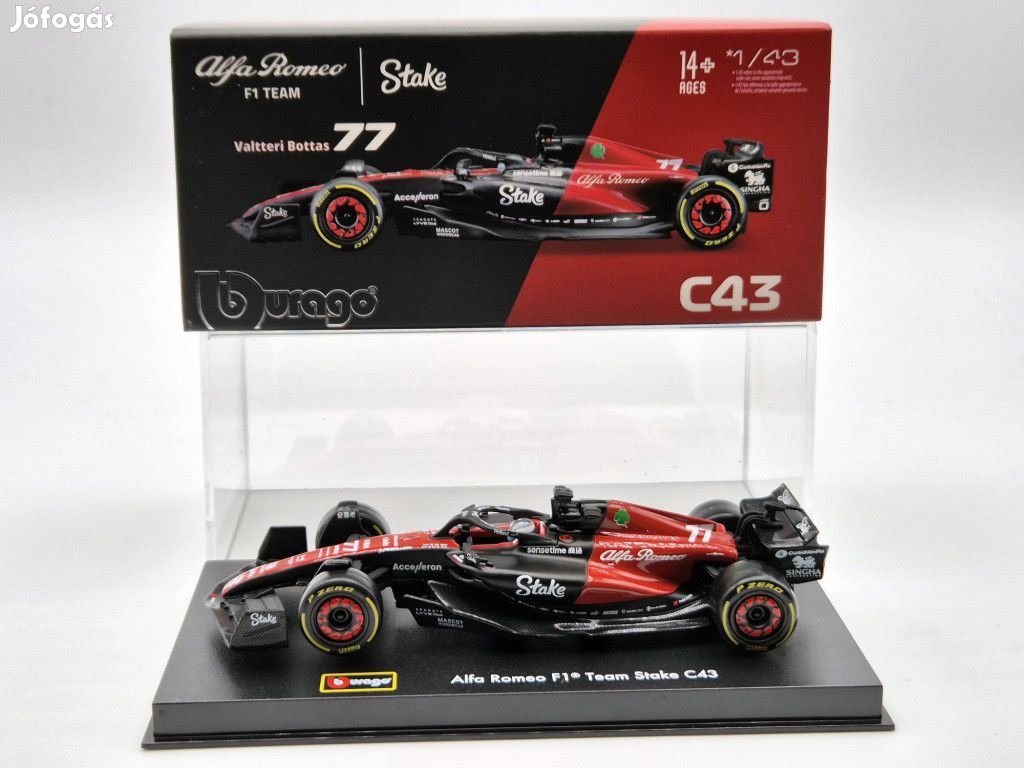 Alfa Romeo C43 Team Stake F1 #77 (2023) - Valtteri Bottas - PILÓTÁVAL