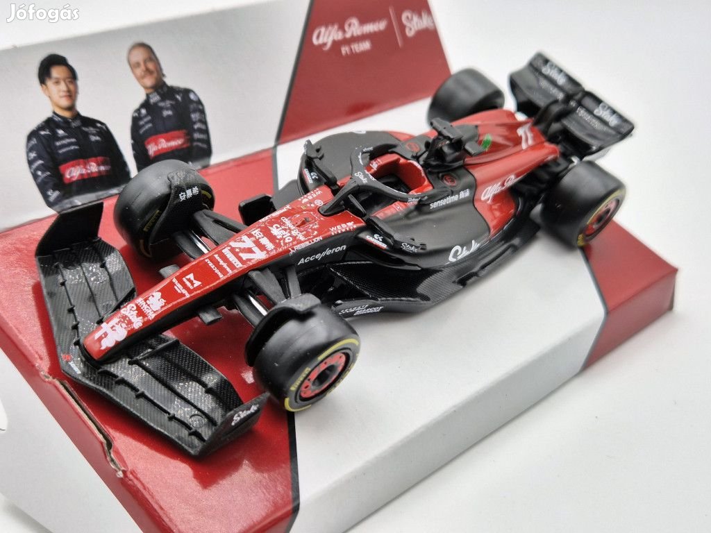 Alfa Romeo C43 Team Stake F1 #77 (2023) - Valtteri Bottas -  Bburago