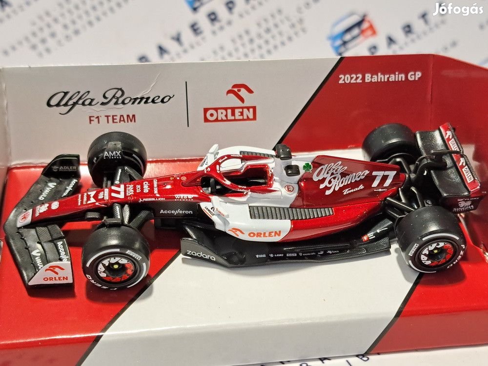 Alfa Romeo F1 C42 #77 (2022) - Valtteri Bottas - Bburago - 1:43