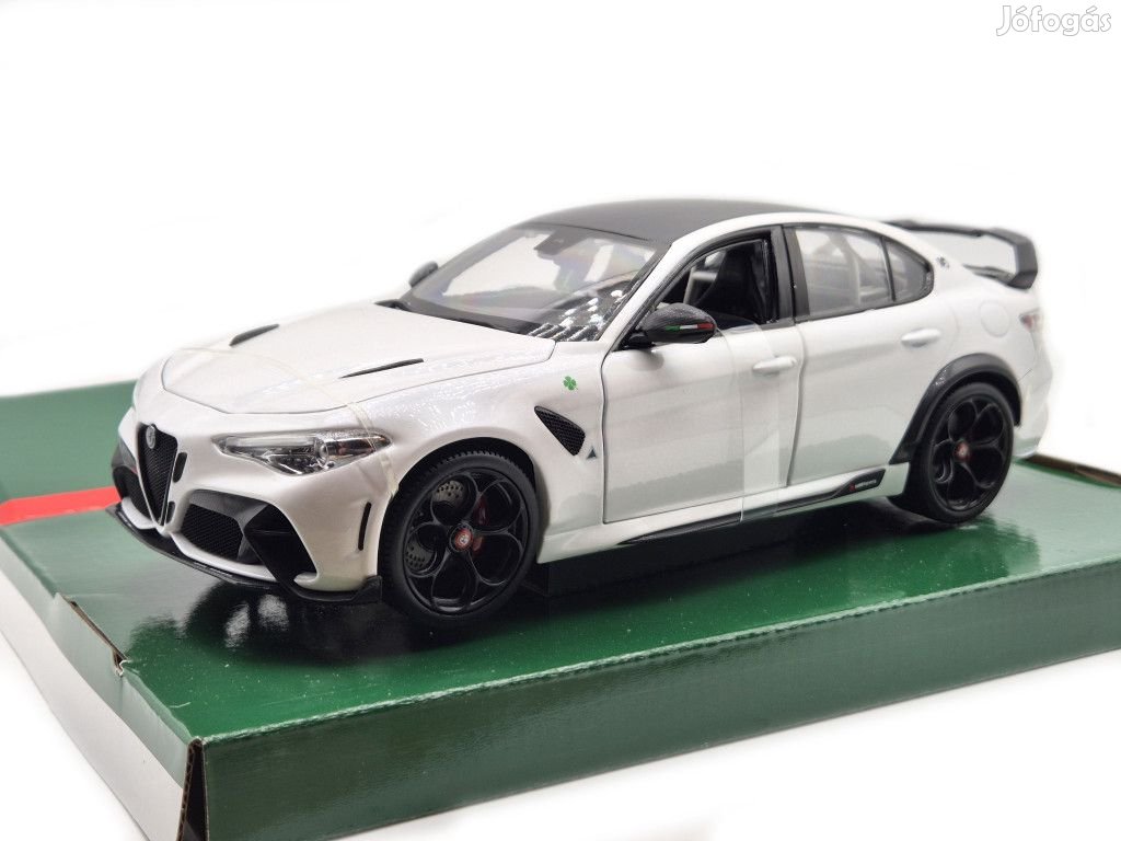 Alfa Romeo Giulia GTAm 2020 - trophy white fehér - Bburago