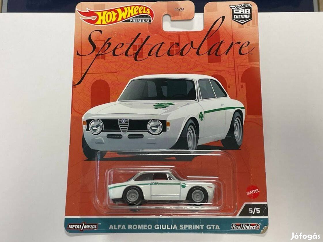 Alfa Romeo Giulia Sprint GTA 1965 1:64 Hot Wheels Premium