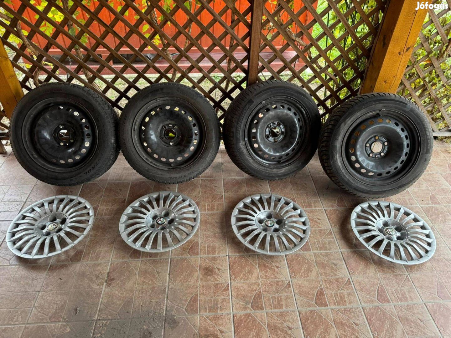 Alfa Romeo Giulietta Acél téli szett eladó