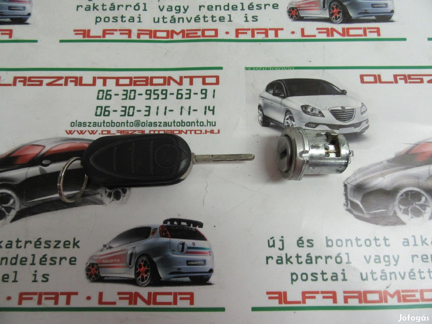 Alfa Romeo Mito kulcs+zárbetét